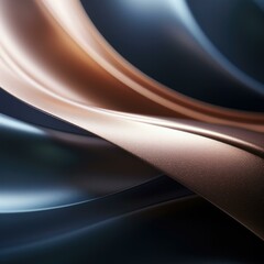 Obraz premium A close up of a metallic, curved surface. Generative AI.