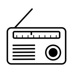 radio icon illustration