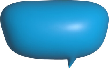 3D bubble speech, chat message