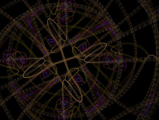 Imaginatory fractal abstract background Image