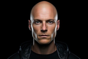Obraz premium portrait of a robot man with generative ai