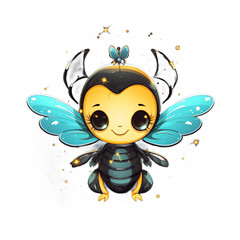 Watercolor Honey Bee Clipart, Spring Garden Bee and Honey Drips Clipart, Bee Illustrations, Beehive

