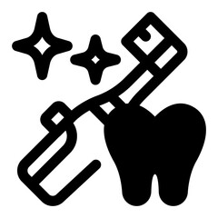 Smart Electric Toothbrush Vector Icon Illustration