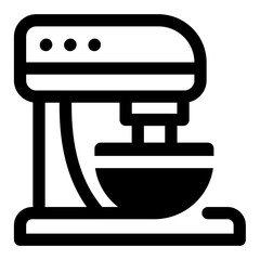 Versatile Mixer Vector Icon Illustration