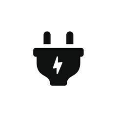 Obraz premium Electric plug icon isolated on transparent background