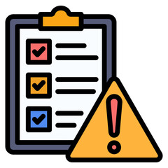 Risk Assessment Icon Element For Design
