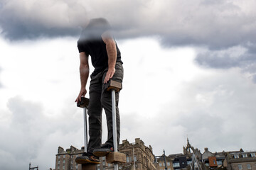 Have your head in the clouds. To be out of touch with reality and perhaps have impractical ideas...