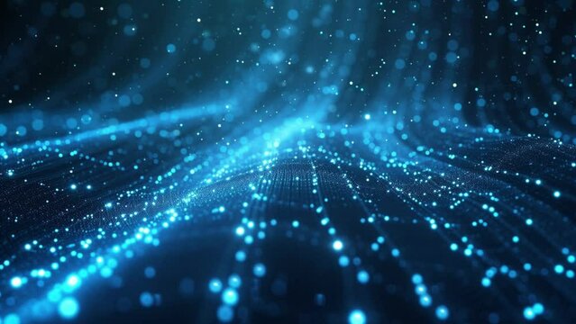 Technology and communication video slideshow Generative AI  