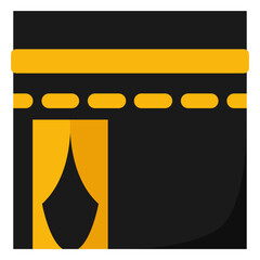 Eid mubarak islam vector decoration