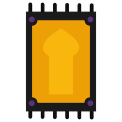 Eid mubarak islam vector decoration