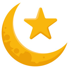 Eid mubarak islam vector decoration