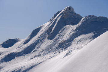冬の剣ヶ峰山山頂