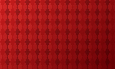 Vector abstract seamless pattern of small rhombus or pixels in red color