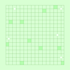 Vector cute green aesthetic grid pattern background