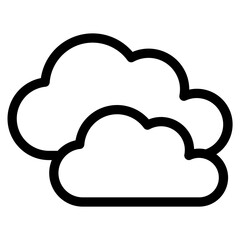 Cloud Icon Element For Design