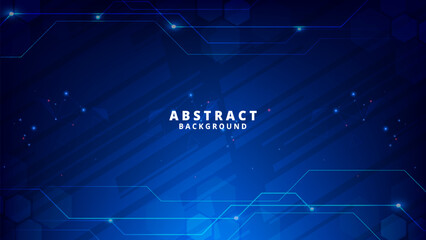 Gradient Digital technology background. Network connection dots and lines. Futuristic background for various design projects such as websites, presentations, print materials, social media posts