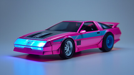 1980s retro diecast toy car