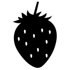 苺のシルエット