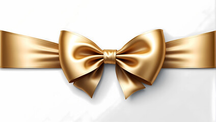 gold ribbon bow