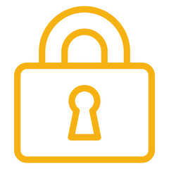 Lock Icon Element For Design