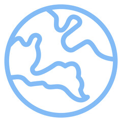 Obraz premium Earth Icon Element For Design