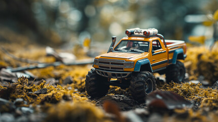 Fototapeta premium offroad toy monster truck