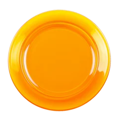 Fotobehang Frisbee, transparent background, isolated image, generative AI © Baharudin