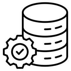 Database Icon Element For Design