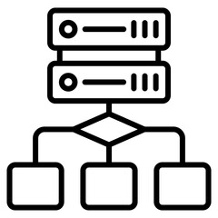 Data Flow Icon Element For Design