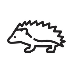 ハリネズミ　イラスト