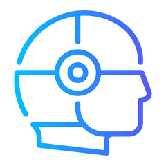 robotics gradient icon