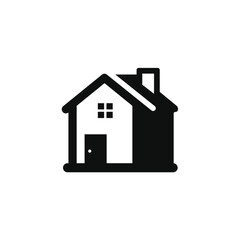 Home icon isolated on transparent background