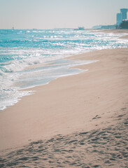 korea sea, beautiful scenery, summer, coast, beach, sea, blue sea
