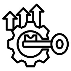Improvement Icon Element For Design
