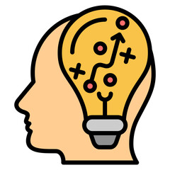 Strategic Planning Icon Element For Design