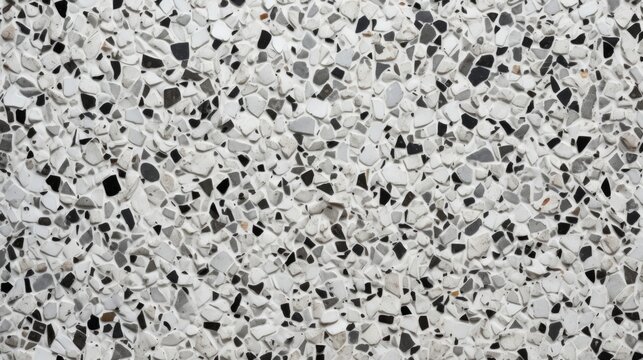 High-resolution image showcasing the diverse patterns and textures of classic terrazzo flooring.