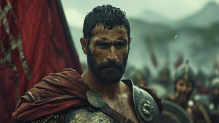 Leonidas, King of Sparta.