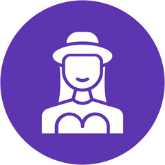 spring woman vector design.svg