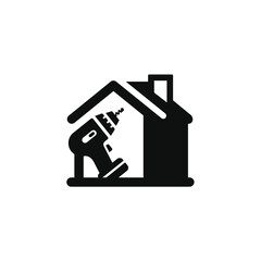 Home repair icon isolated on transparent background