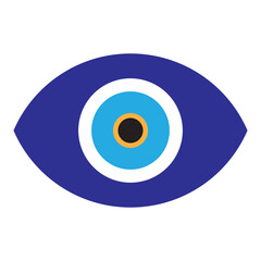 Evil eye symbols. Hand drawn eyes talismans, fatima hand, hamsa and turkish evil eye, sacred spirituality amulets vector illustration icon. Esoteric eye. Blue Evil eye protection sign. 11:11