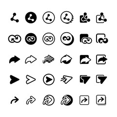 share icon of social media element symbol app kit