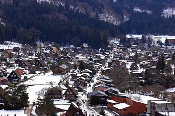  Historical village of Shirakawa-go. Shirakawa-go listed as one of Japan s UNESCO World Heritage Sites located in Gifu Prefecture, Japan.