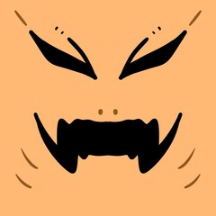 Obraz premium halloween pumpkin cartoon illustration