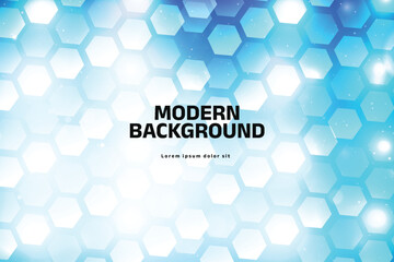 Modern Abstract Blue Vector Background 