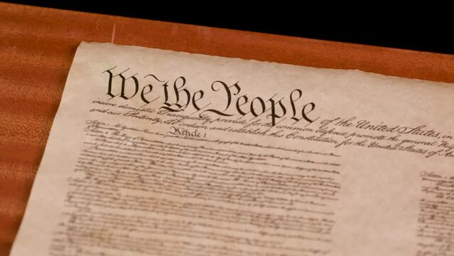 US constitution historical document we the people