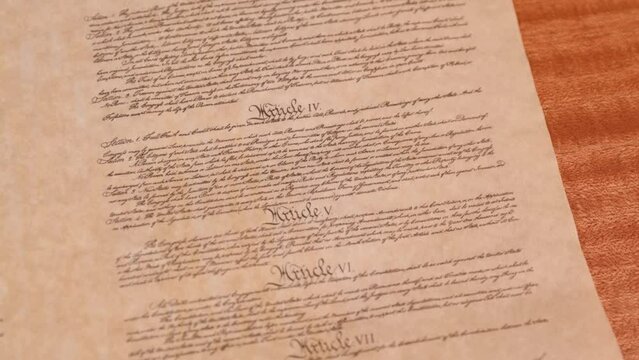 US constitution historical document we the people