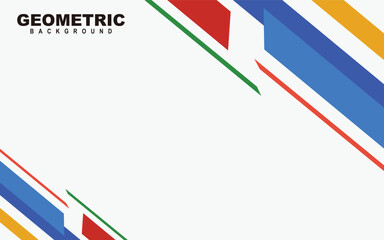 geometric shapes colorful background design 