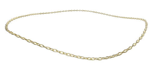 Immerse yourself in the beauty of a 3D-rendered circular frame meticulously shaped by golden chains. With a dynamic camera angle, this design, in PNG format, radiates intricate elegance.