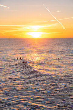 Surfing, Campus Point, UCSB, Early Morning Light, California Surfing Culture