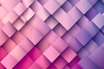 Fototapeta na wymiar Create a pattern of squares with a gradient of purple and pink colors